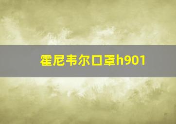 霍尼韦尔口罩h901