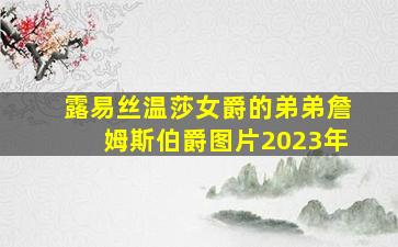 露易丝温莎女爵的弟弟詹姆斯伯爵图片2023年