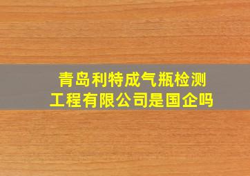 青岛利特成气瓶检测工程有限公司是国企吗