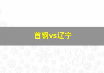 首钢vs辽宁