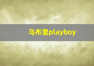 马布里playboy