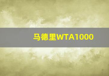 马德里WTA1000