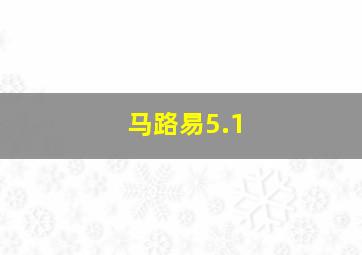 马路易5.1