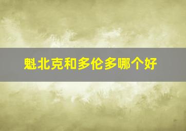 魁北克和多伦多哪个好