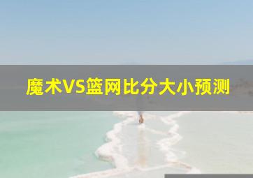 魔术VS篮网比分大小预测