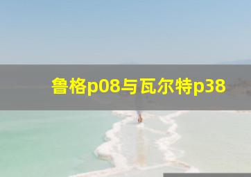 鲁格p08与瓦尔特p38