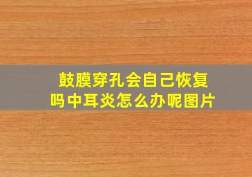 鼓膜穿孔会自己恢复吗中耳炎怎么办呢图片