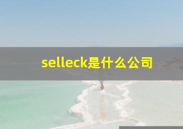 selleck是什么公司