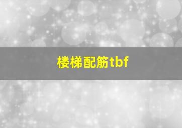 楼梯配筋tbf