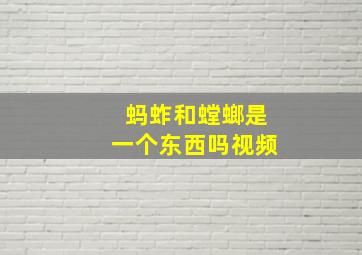 蚂蚱和螳螂是一个东西吗视频